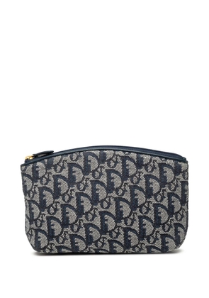 Christian Dior Pre-Owned 2002 Diorissimo Trotter Canvas Cosmetic pouch - Blue