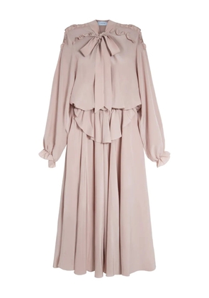 Isolda Dandara silk midi dress - Neutrals