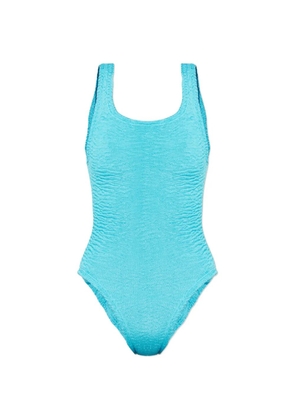 PARAMIDONNA Hailey textured beachwear - Blue