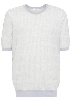 Cruciani short-sleeved jumper - Grey