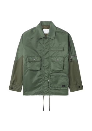 Toga colour-block cargo jacket - Green
