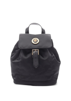 Versace Pre-Owned 2010's Medusa-embellishment backpack - Black