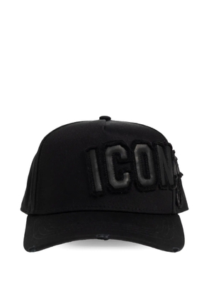 DSQUARED2 logo-detail cap - Black