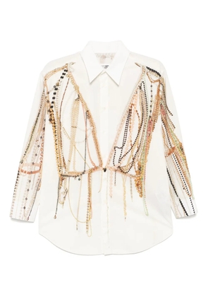 MM6 Maison Margiela long-sleeved shirt - White
