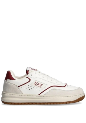 Ea7 Emporio Armani logo-print sneakers - White