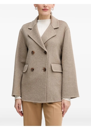Gaudi double-breasted coat - Neutrals