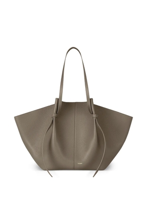 Yuzefi Xl Mochi leather shoulder bag - Grey