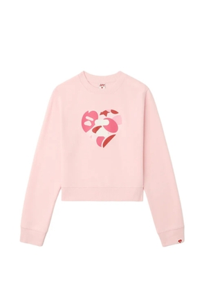 A BATHING APE® heart print top - Pink