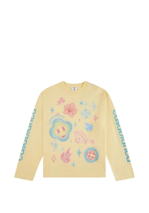 Casablanca Airbrush icons long-sleeve T-shirt - Neutrals