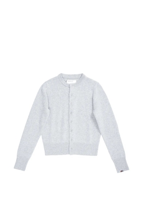 extreme cashmere crew-neck cashmere cardigan - Grey
