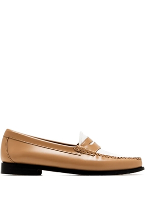 G.H.Bass two-tone leather loafers - Neutrals
