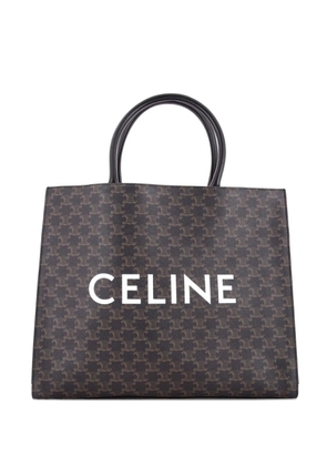 Celine Pre-Owned Horizontal Logo Cabas Triomphe Coated Canvas tote bag - Brown