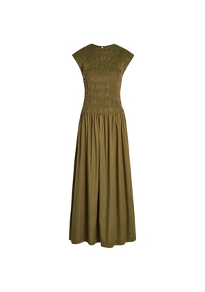 Faithfull the Brand Ale shirred midi dress - Green