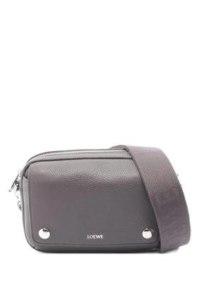 Loewe Pre-Owned 2020 small Pebble Messenger shoulder bag - Grey