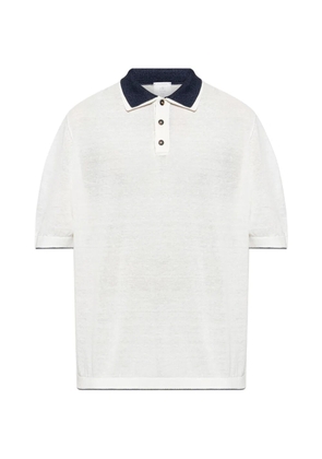 Eleventy buttoned polo shirt - White