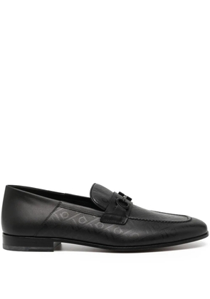Ferragamo Gancini-ornament loafers - Black