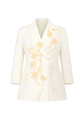 IBRIGU floral-appliqué jacket - Neutrals