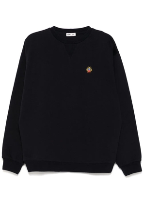 Bally logo-embroidered sweatshirt - Blue