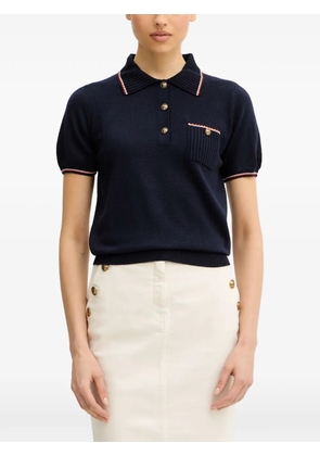 LUISA SPAGNOLI Miconia bon-ton polo shirt - Blue
