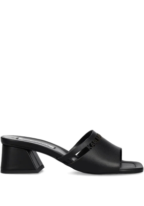 Karl Lagerfeld block-heeled open-toe sandals - Black