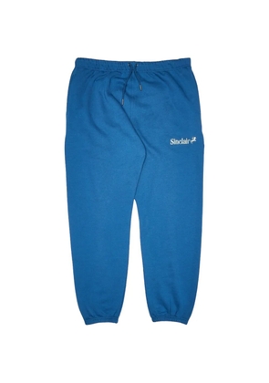 Sinclair embroidered logo sweatpants - Blue