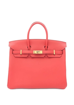 Hermès Pre-Owned 2015 Birkin 25 grained leather tote bag - Red