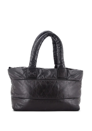 CHANEL Pre-Owned Coco Cocoon Reversible Quilted Lambskin Medium tote bag - Black