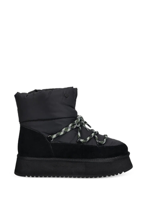Baldinini padded platform ankle boots - Black
