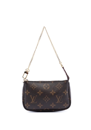 Louis Vuitton Pre-Owned 2019 Monogram Mini Pochette Accessoires handbag - Brown