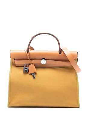 Hermès Pre-Owned 2013 Toile Herbag Zip 31 satchel - Yellow