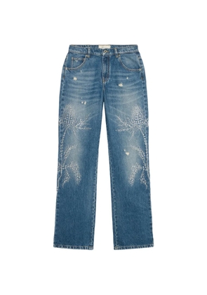 Blumarine stud-embellishment jeans - Blue