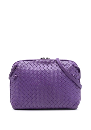 Bottega Veneta Pre-Owned 2012-2025 Nappa Intrecciato Nodini crossbody bag - Purple