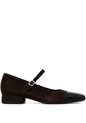 VAGABOND Debbi buckle-strap square-toe pumps - Brown