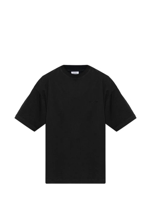 VETEMENTS embroidered-logo T-shirt - Black