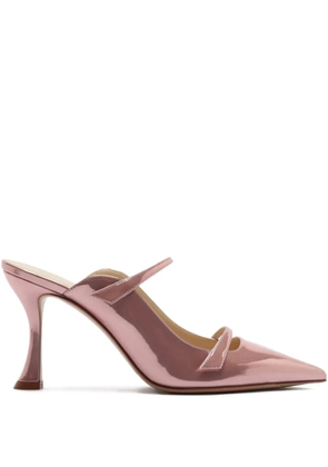 Alexandre Birman 85mm Tita pointed-toe straps-detail mules - Pink