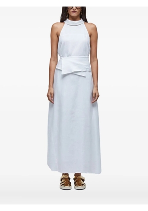 Osklen halterneck belted dress - White