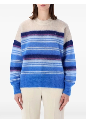 MARANT ÉTOILE striped-pattern sweater - Blue