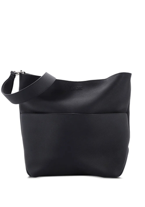 Christian Dior Pre-Owned Prive Vertical Convertible Leather Large hobo bag - Black