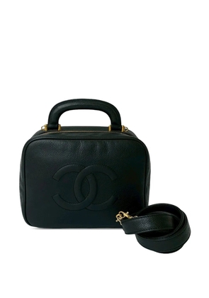 CHANEL Pre-Owned 1996-1997 CC Caviar Vanity Case satchel - Black