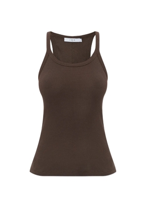 IRO ribbed racerback top - Brown