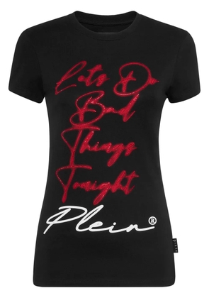 Philipp Plein Sexy Pure cotton T-shirt - Black