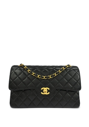 CHANEL Pre-Owned 1992 medium Double Flap shoulder bag - Black