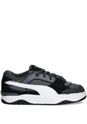 PUMA suede-panel sneakers - Black