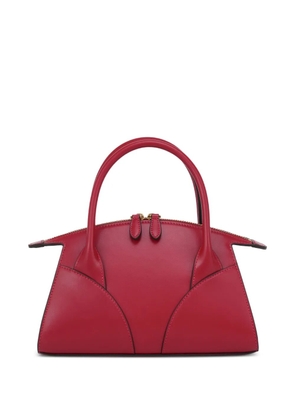 POTAMY mini Premium leather tote bag - Red