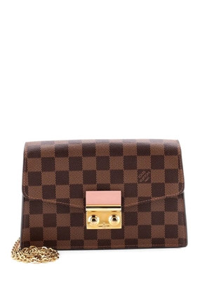 Louis Vuitton Pre-Owned Croisette Chain Wallet NM Damier crossbody bag - Brown