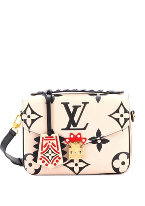 Louis Vuitton Pre-Owned Pochette Metis Limited Edition Crafty Monogram Empreinte Giant crossbody bag - Black