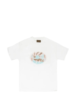 BIRTH OF ROYAL CHILD beaded T-shirt - White