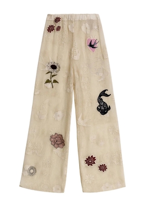 Agua Bendita Juliette Matches trousers - Neutrals