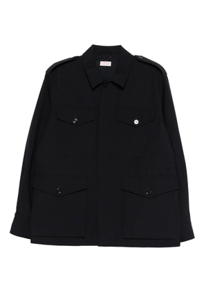 FURSAC pocket epaulettes parka - Blue