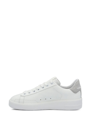 Golden Goose glitter lace-up sneakers - White
